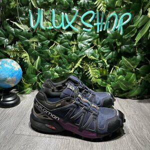 Salomon Speedcross 4 GTX Womens 7 Trail Running Shoes Hiking Sneakers Gore-Tex